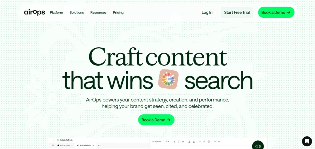 SEO Automation Tool - AirOps