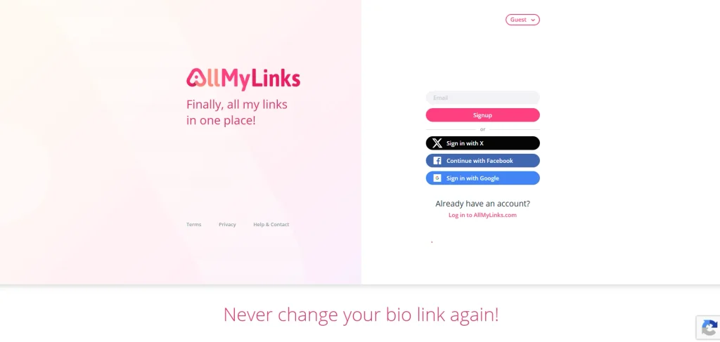 Linktree Alternatives- AllMyLinks
