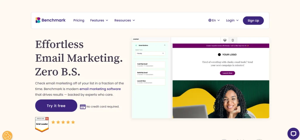 Email Marketing Tool - Benchmark Email