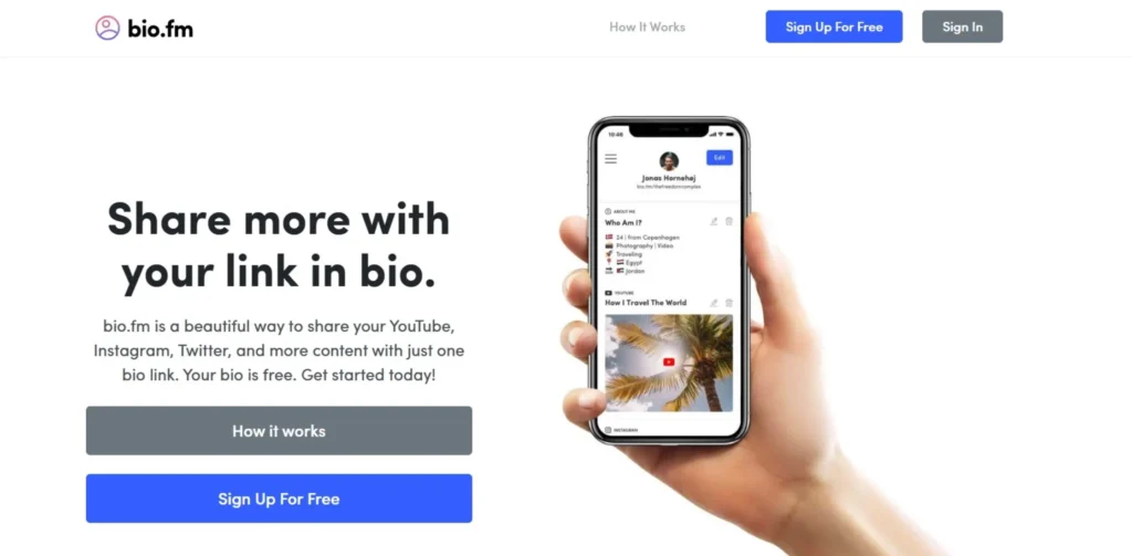 Best Free Linktree Alternatives - Bio.fm