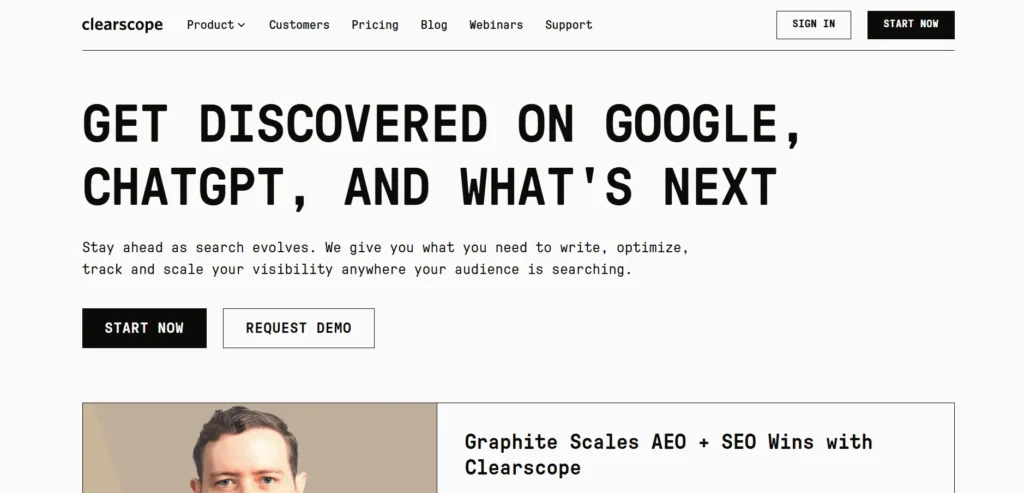 SEO Automation Tool-Clearscope 