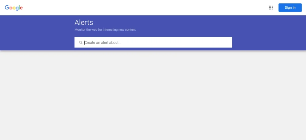 Google Alerts - Competitor Analysis Tool