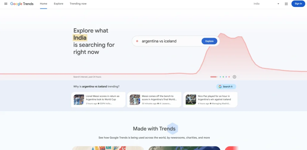 Youtube SEO Tools-Google Tr‌end‌s‍