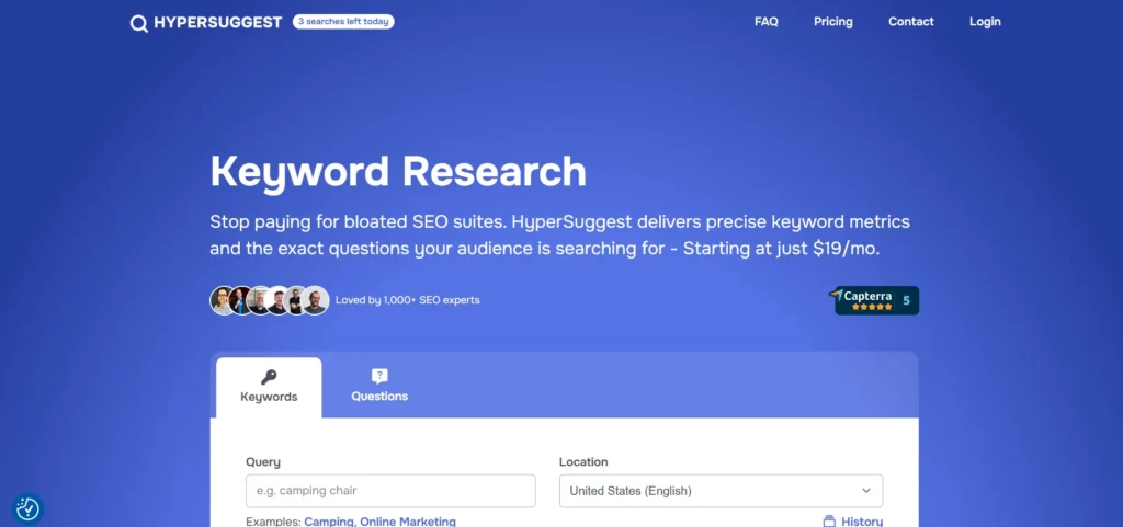 YouTube SEO Tool - HyperSuggest