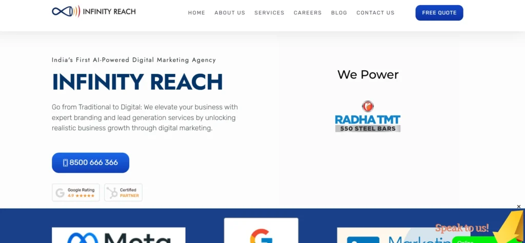 Digital Marketing Company in Hyderabad - Infinity Reach
