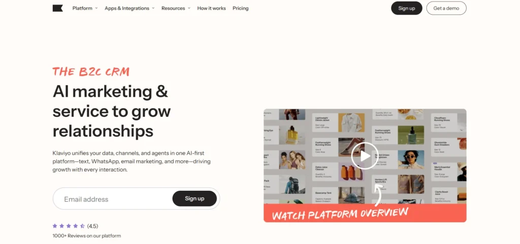 Email Marketing Tools-Kla​viyo
