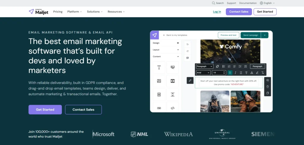 Email Marketing Tool - Mailjet