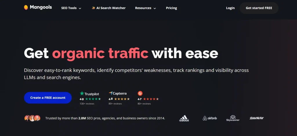 SEO Automation Tool- Mangools
