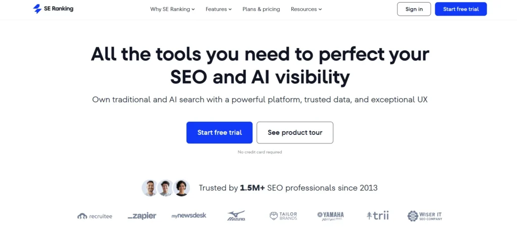 SEO Automation Tool - SE Ranking