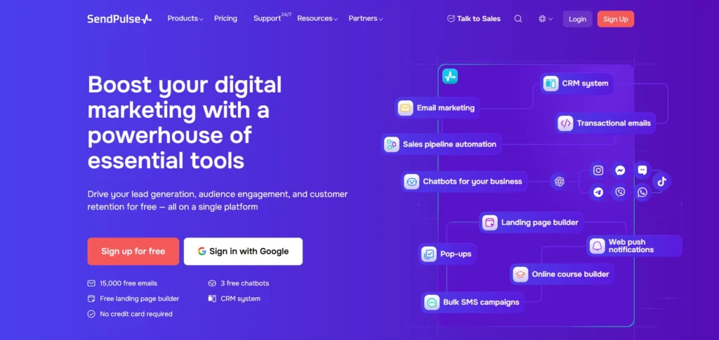 Email Marketing Tool - SendPulse
