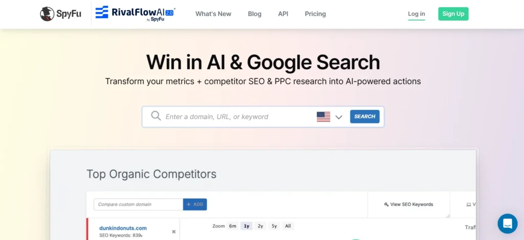 SpyFu - Competitor Analysis Tool