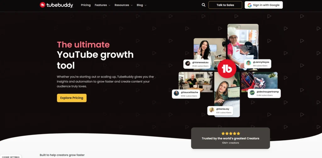 Youtube SEO Tools- Tube​Buddy