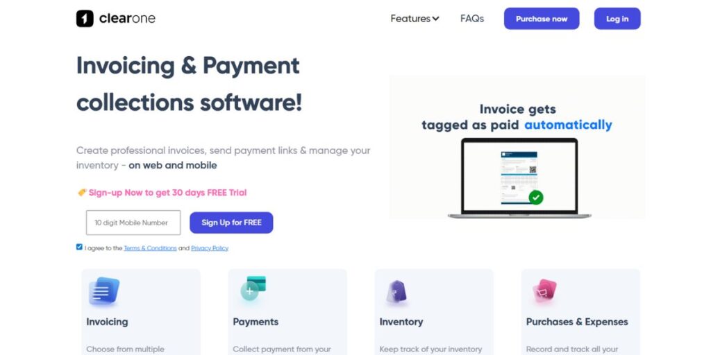 Zoho Books Alternatives-ClearOne by ClearTax 