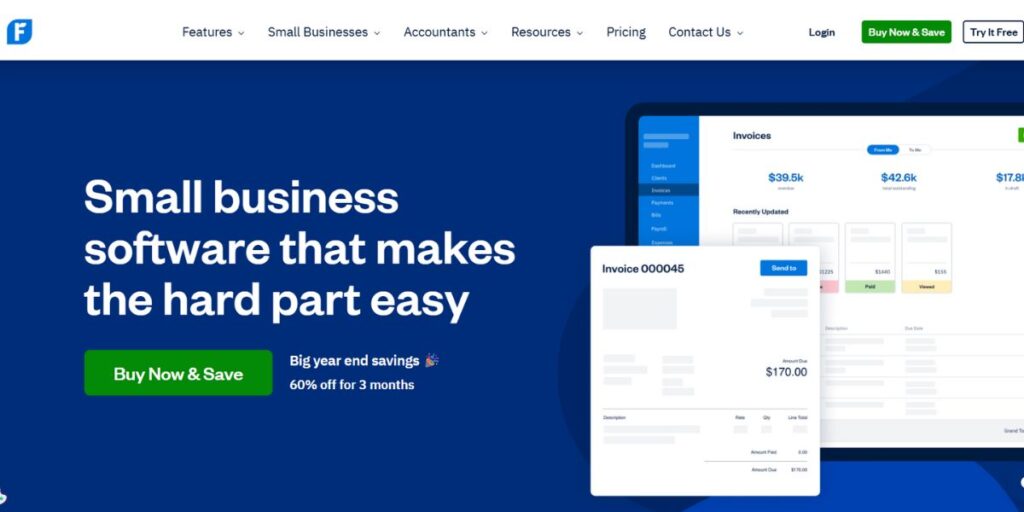 Zoho Books Alternatives-FreshBooks