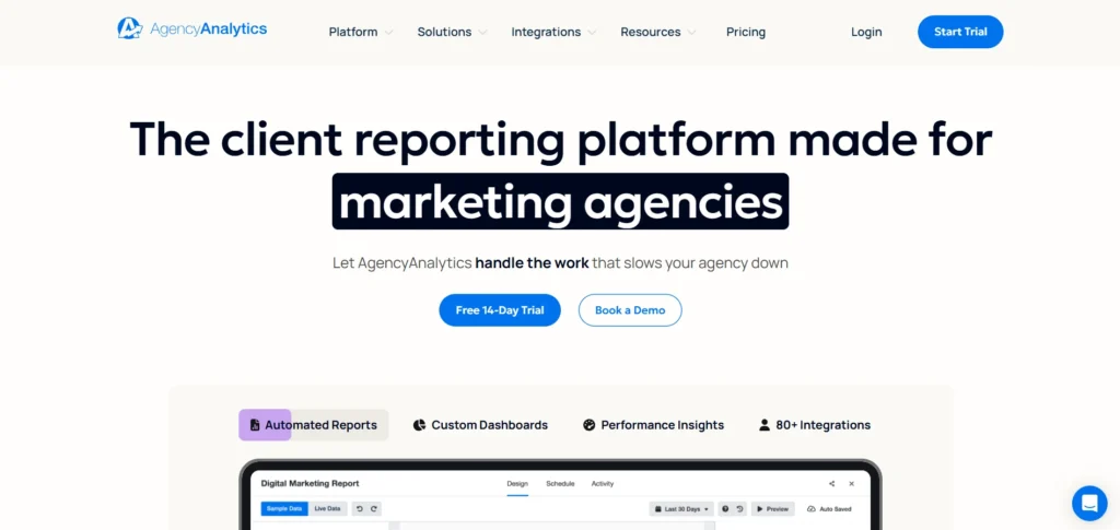 White Label SEO Audit Tool - AgencyAnalytics