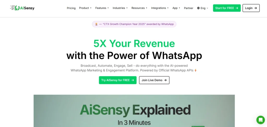 WhatsApp Marketing Software - aisensy