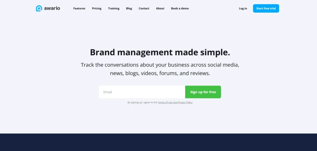 Social Media Monitoring Tool- Awario