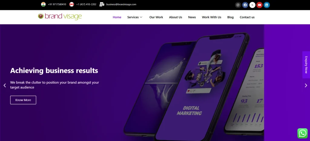 Brand Visage Communications - Digital Marketing Company in Delhi