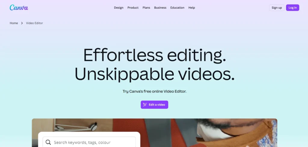 Canva Video Editor - Video Editing Software