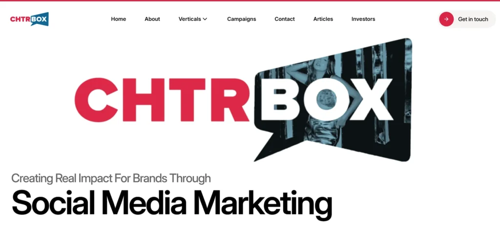 influencer marketing agencies in india - Chtrbox