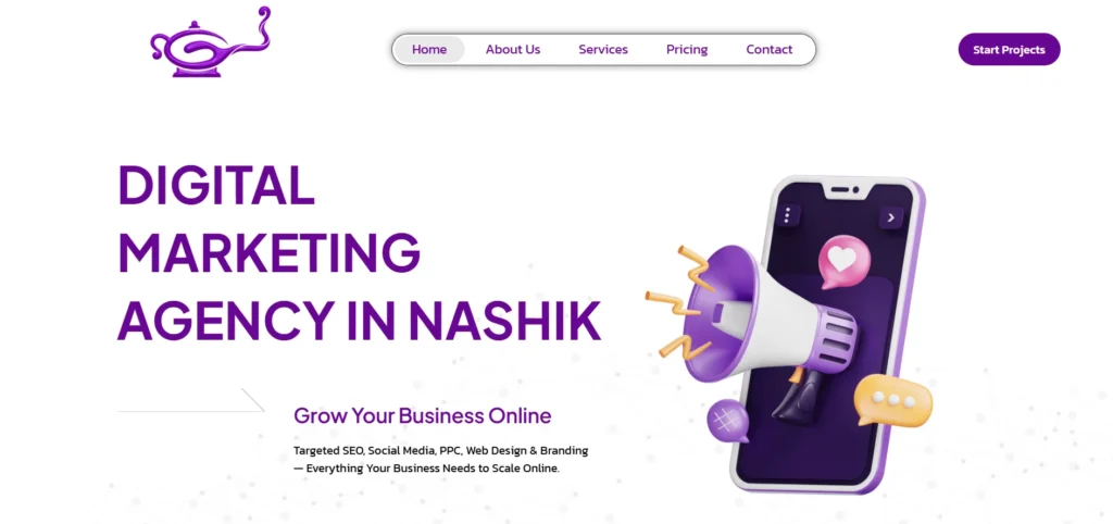 Digital Marketing Agency in Nashik - Genie Touch Media