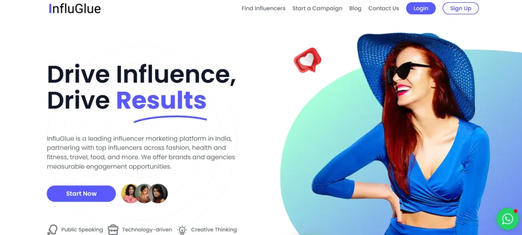 influencer marketing agencies in india - InfluGlue