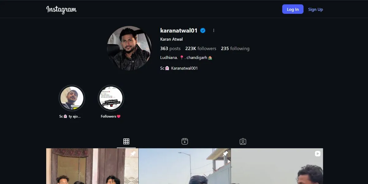 Karan Atwal - Punjabi Influencers on instagram