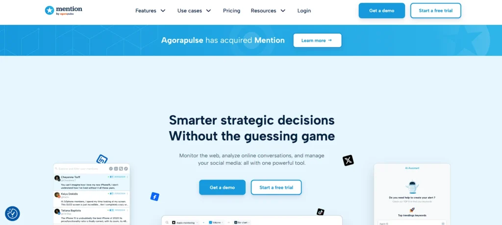 social media monitoring tool - Mention