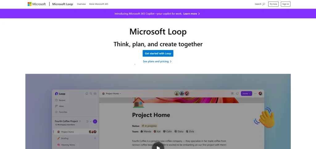 Notion Alternatives- Microsoft Loop