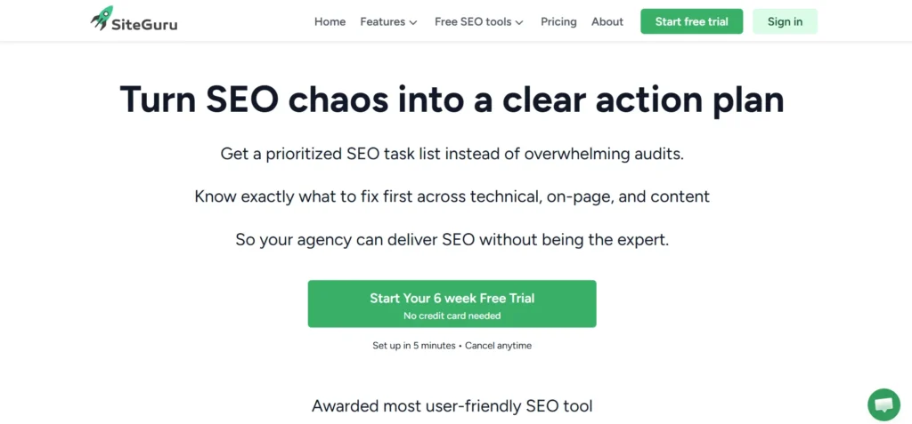 White Label SEO Audit Tool - SiteGuru&nbsp;
