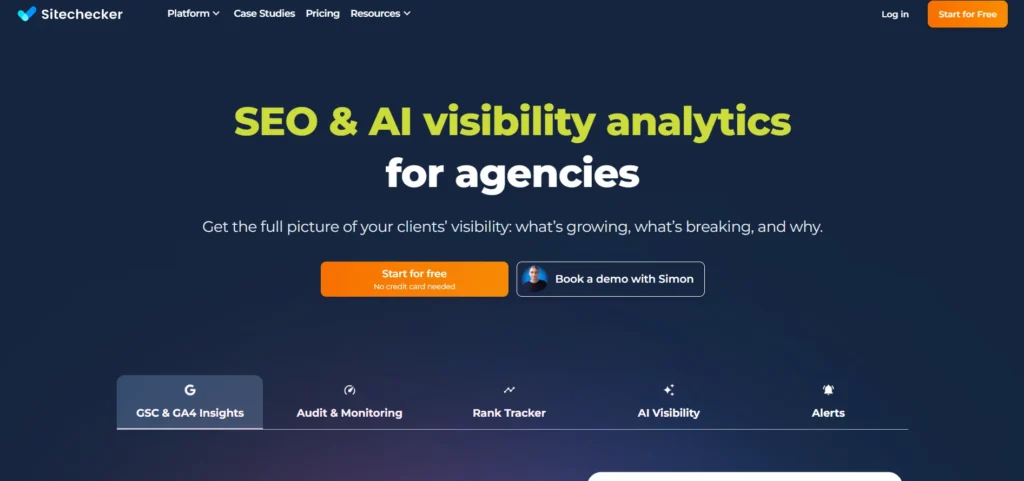 White Label SEO Audit Tool - Sitechecker