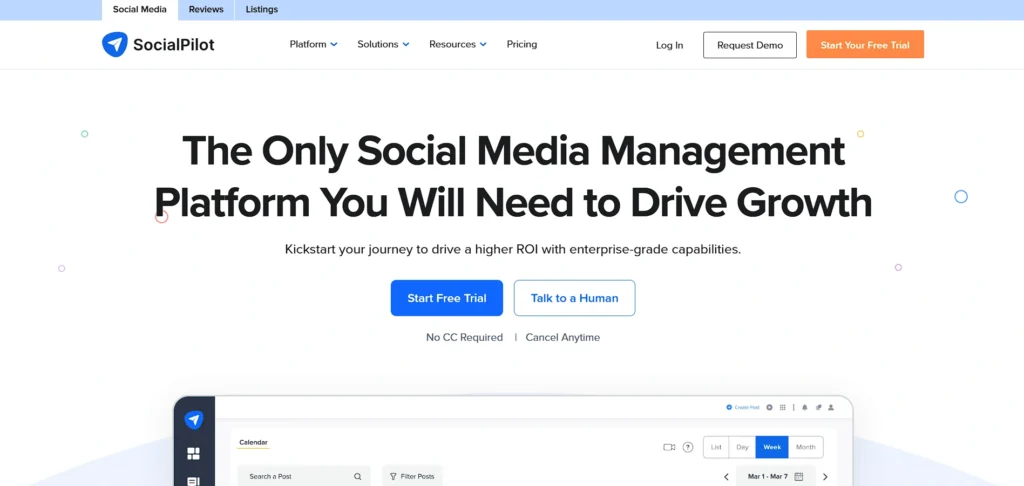 All SMO Tool - SocialPilot