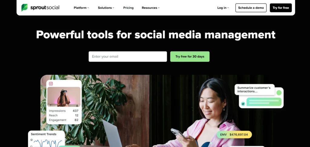 Digital Marketing Tool - Sprout Social