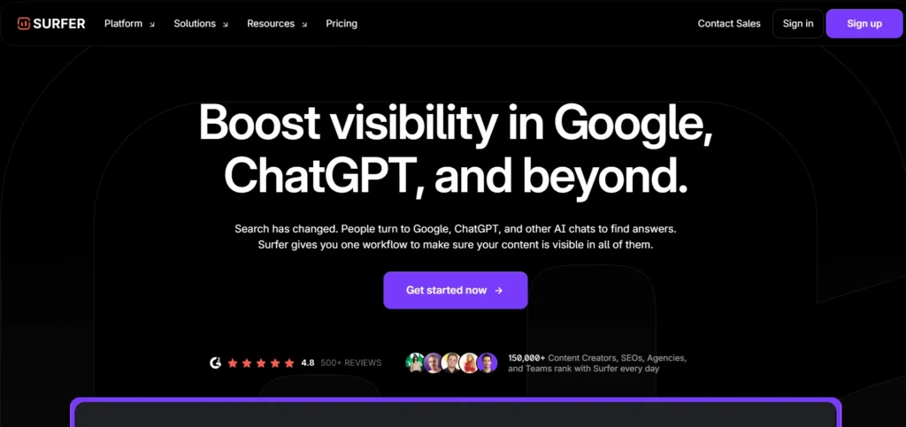Digital Marketing Tool - Surfer SEO
