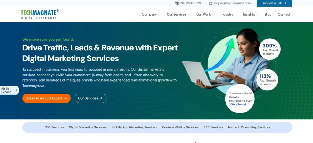 Techmagnate - Digital Marketing Company in Delhi