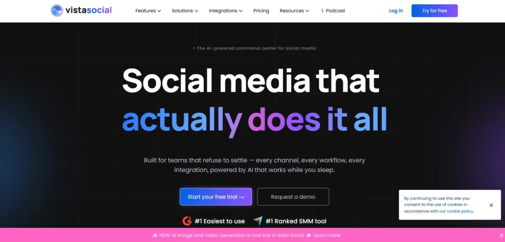 Social Media Monitoring Tool- Vista Social