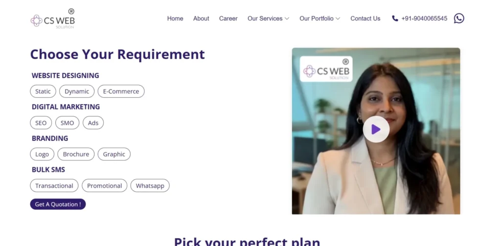 Web Development Companies in Bhubaneswar - CS Web Solution