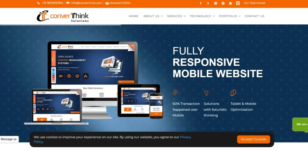 Web Development Companies in Bhubaneswar - Converthink