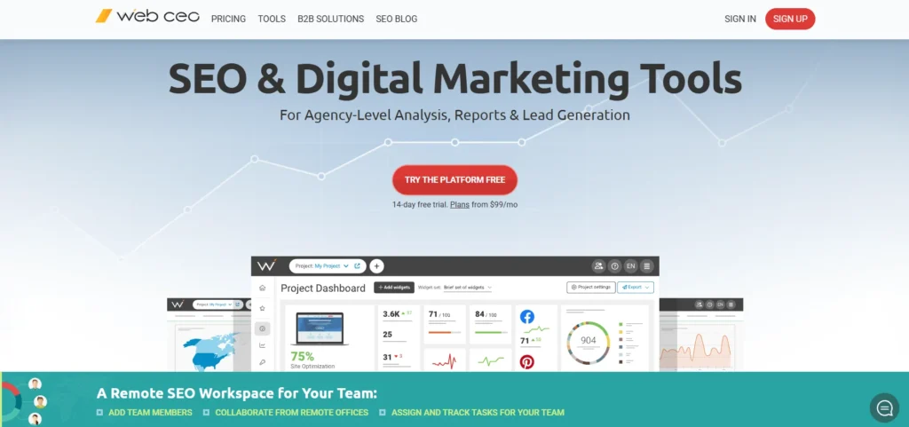 White Label SEO Audit Tool - WebCEO