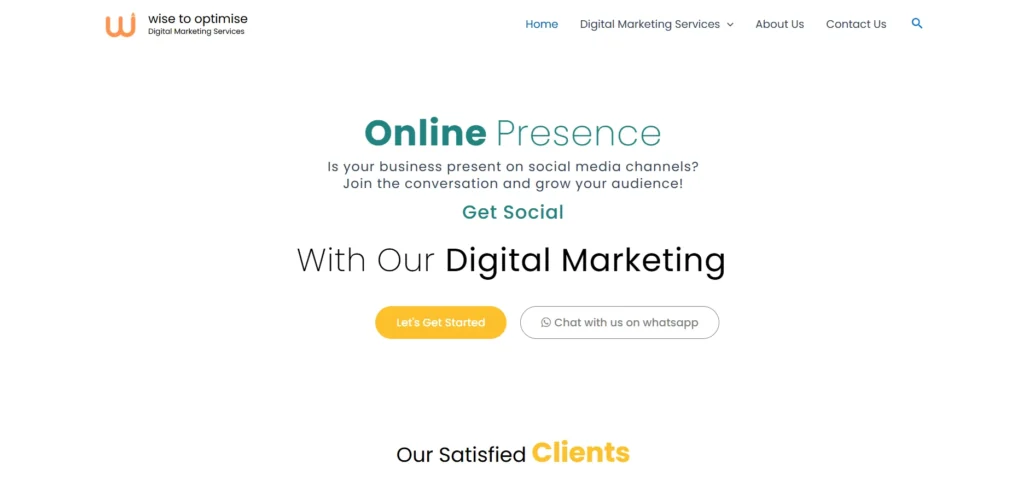 Digital Marketing Agency in Nashik - Wise to Optimise