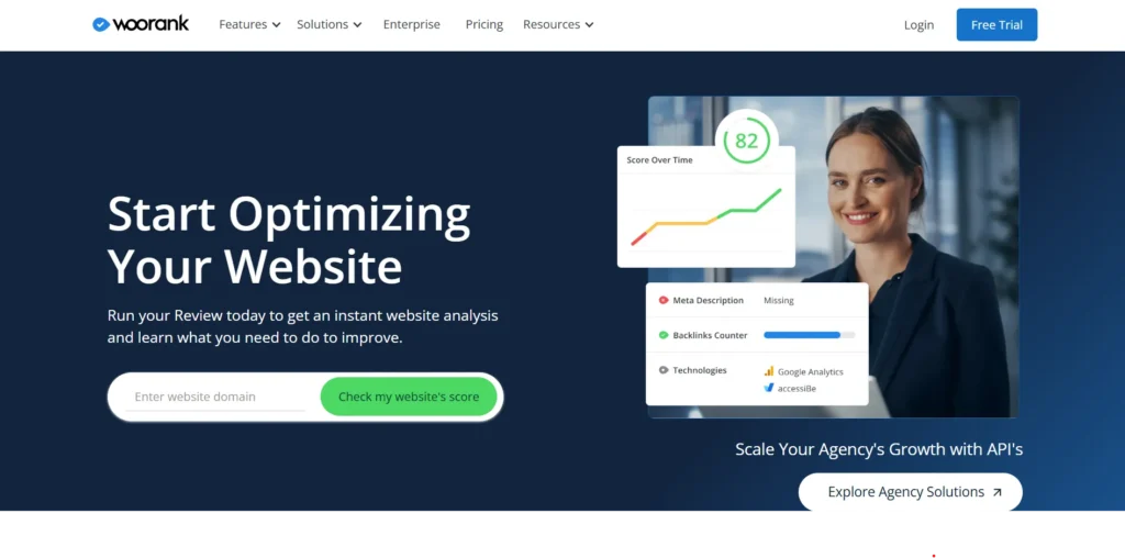 Woorank - SEO Reporting Software