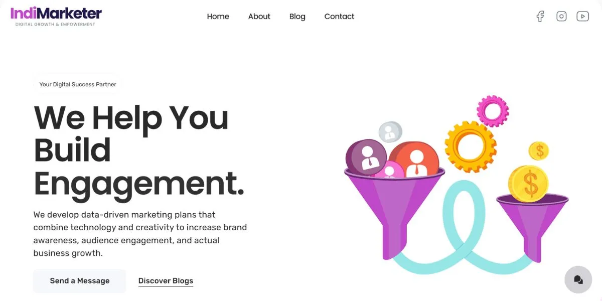 indimarketer - YouTube Marketing Agencies in the USA