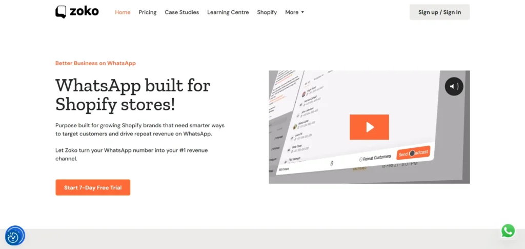 WhatsApp Marketing Software - zoko