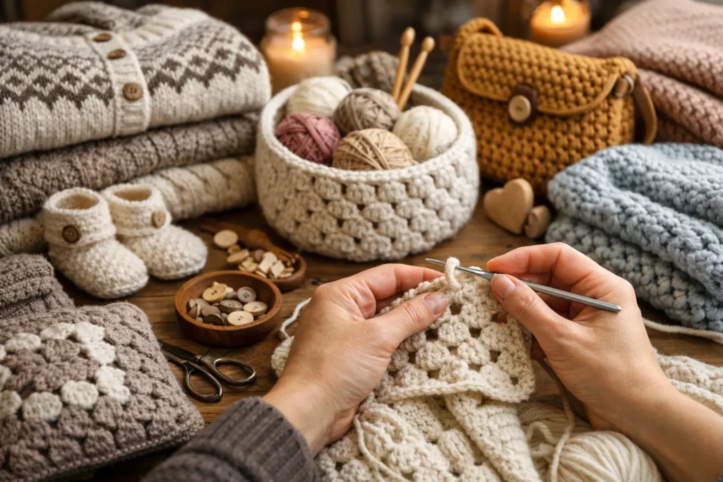Crochet & Knitted Items - Handicraft Business Idea