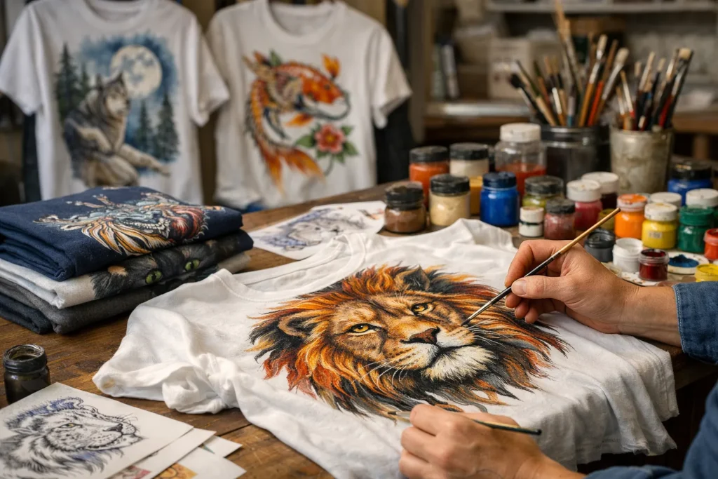 Fabric Painting & Custom T-Shirts - Handicraft Business Idea