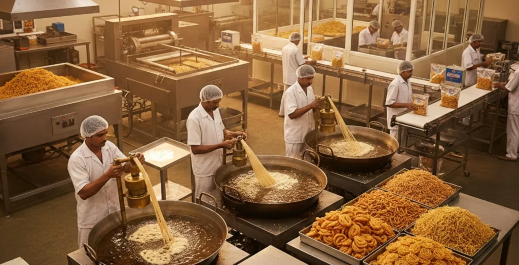 Business Idea in Gujarat - Gujarati Snack & Namkeen Manufacturing