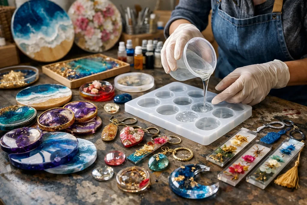 Resin Art Products - Handicraft Business Idea