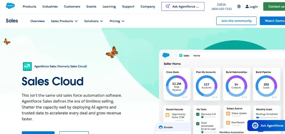 Salesforce Sales Cloud - Best CRM Software