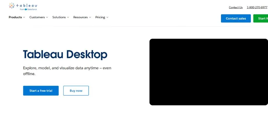 Tableau Desktop - Business Intelligence Tools