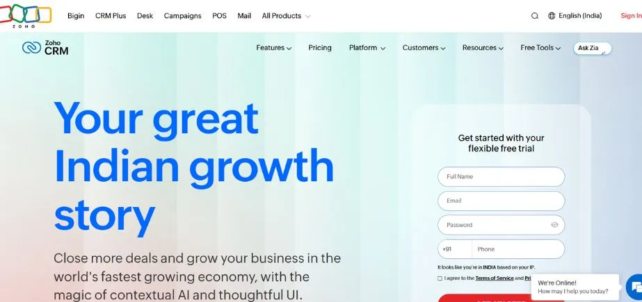 Zoho CRM - Best CRM Software